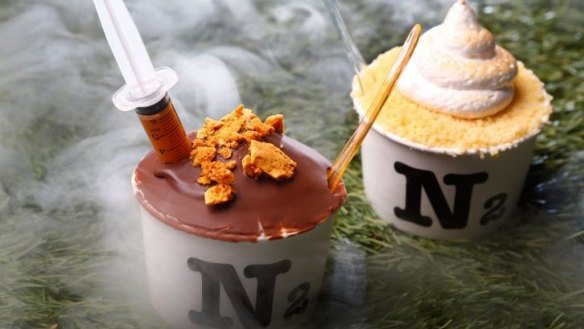 Delicious creations from N2 Extreme Gelato.