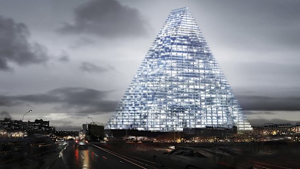 Paris ponders new 42-storey triangle skyscraper