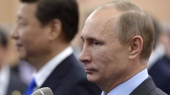 Russia's President Vladimir Putin and his Chinese counterpart Xi Jinping in Sochi.
