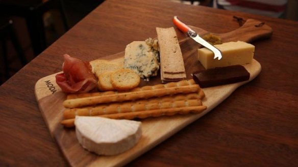 You can snack away with a cheeseboard; a fuller food menu is coming.