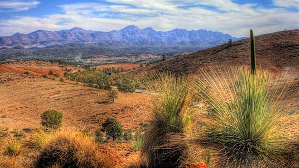 "Bloody ripper" ... the palette of colours in Flinders Ranges National Park.