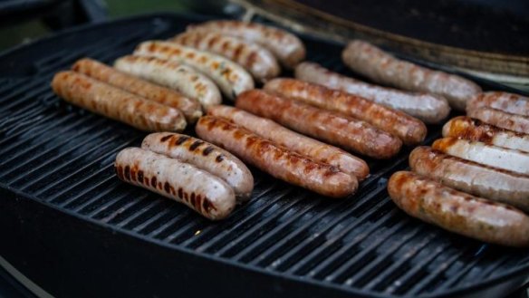 The top 10 sausages were also cooked on a Weber barbecue.