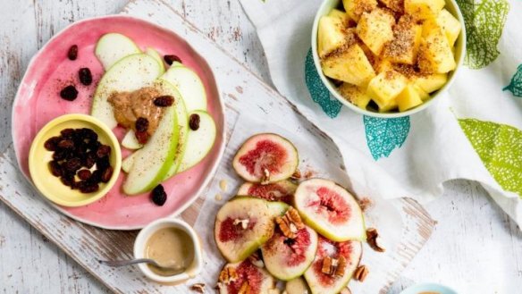 Transform a piece of fruit into an even more delicious afternoon snack.