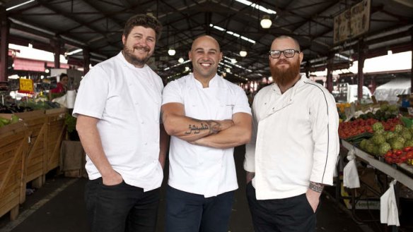 Expert advice: Scott Pickett, Shane Delia and Adam Liston will give masterclasses at a new pop-up cooking school at the Queen Victoria Market.