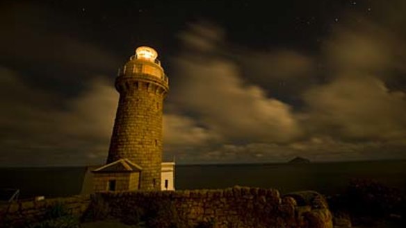 Illuminating ... the historical Wilsons Promontory lighthouse, where overnight accommodation is available.