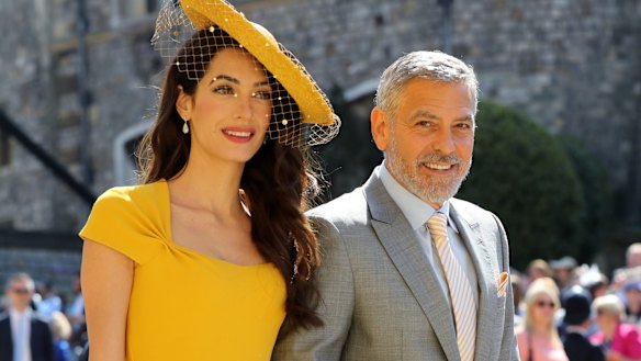 Amal and George Clooney.