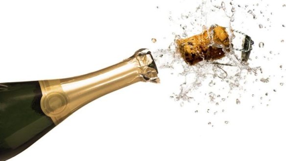 Australian sales of champagne have surged.