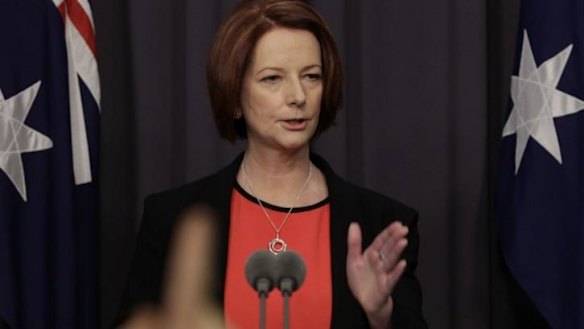 Former prime minister Julia Gillard.