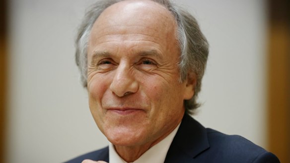 Chief Scientist Dr Alan Finkel during a Senate Estimates hearing at Parliament House in Canberra last week.