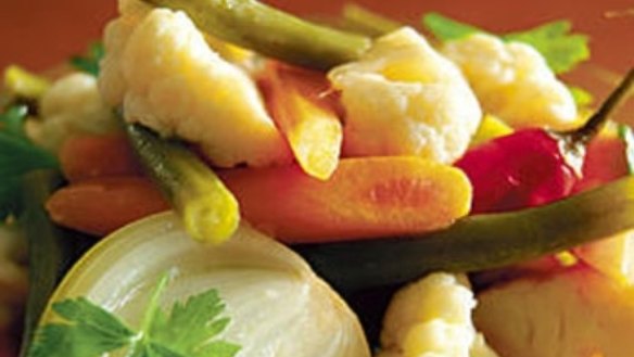 Italian-style pickled vegetables