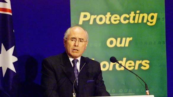 Talking tough, John Howard.