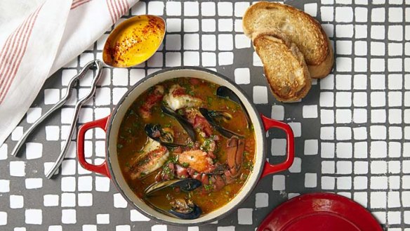 Ananas's classic French seafood stew.
