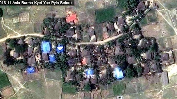 One village before the attacks.