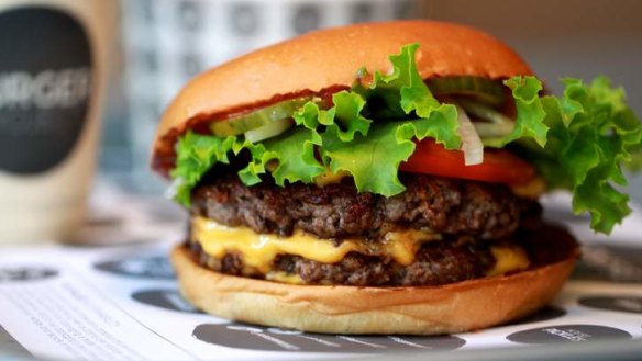 The double cheese burger.