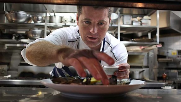 Fighting the good fight ... Pete Evans.