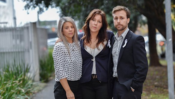 The Rowley children, Nadine, Renee and Aaron.