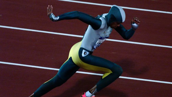 The perfect race: Cathy Freeman wins the Sydney Olympic 400m.