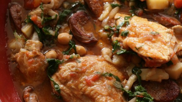 Chickpea stew.