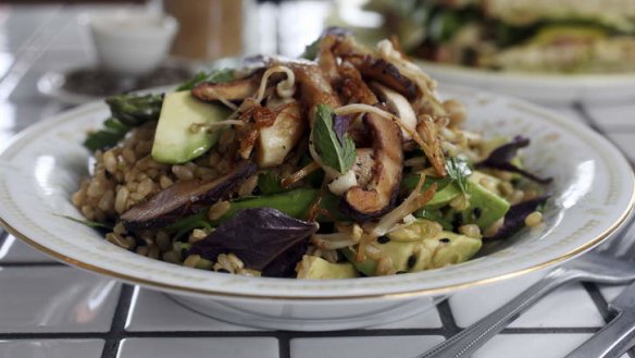 Virtuous: Black and brown rice salad.