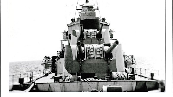 HMAS Perth saw action in many theatres of World War II. 