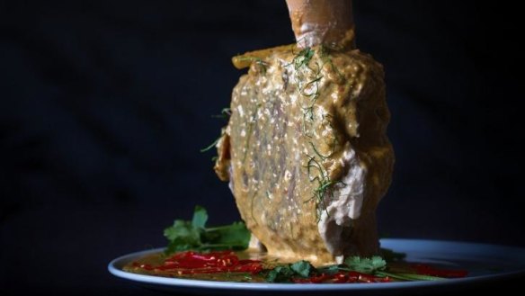 A beef shank with Thai flavours.