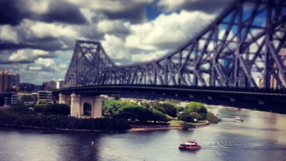 A one night transformation ... Brisbane's Story Bridge to become a food market.