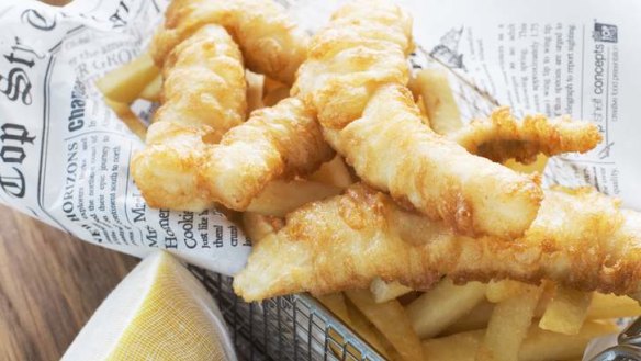 Go-to dish: Beer-battered flathead fillet.