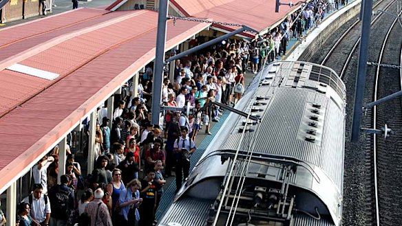 Long trip: Redfern's unavoidable stairs force some to go via Central.