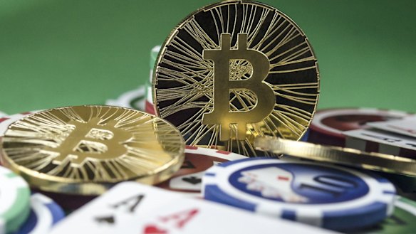 The price of bitcoin has jumped 850 per cent this year.