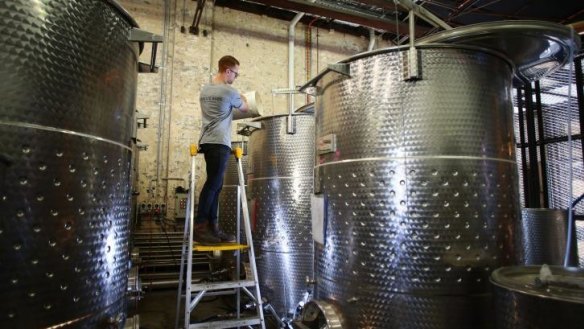 Joe Dinsmore at Archie Rose Distilling Co: The Rosebery facility filled its first cask in February.