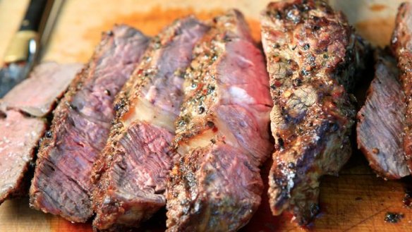 The perfect steak, prepared by Bob Hart.