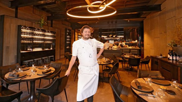 Luxe: Chef Scott Pickett inside his eponymous restaurant.