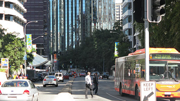 More than 6000 people cross Eagle Street between Creek Street and Wharf Street each day, according to Brisbane City Council.