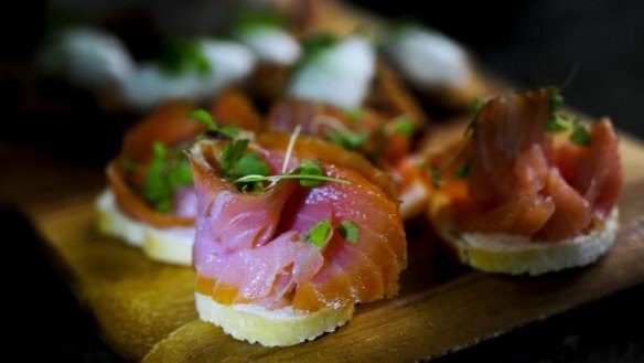 Salmon en croute.