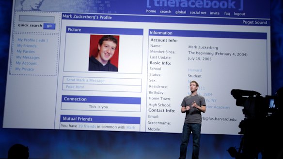 Facebook CEO Mark Zuckerberg talks about the site's history in San Francisco in 2011.