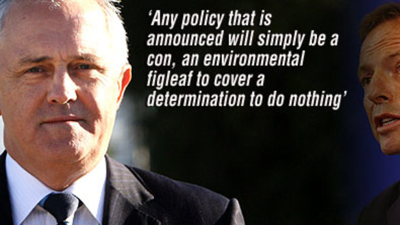 Turnbull on Abbott and climate change.