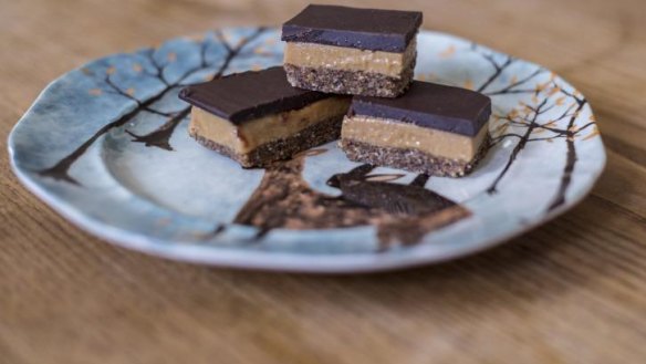 Arabella's caramel slice: You can enjoy healthier options when it comes to snack time.