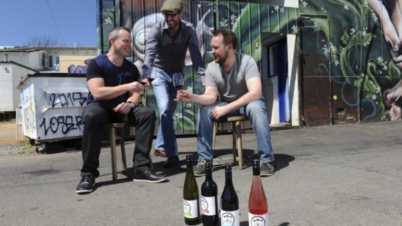 Luke McGaghey, Bill Crowe and Aaron Harper are behind Three Lads wine.