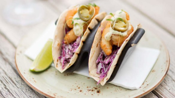 A pair of fried whiting tacos will set you back $24.