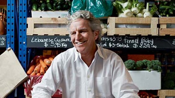 Sydney provedore Barry McDonald ... “I used to lie on the beach and take the King Island orders and write them on a piece of paper lying on the sand.”