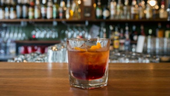 Shake it: The negroni is tart and generous.