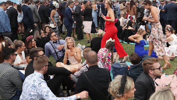 Flemington racegoers