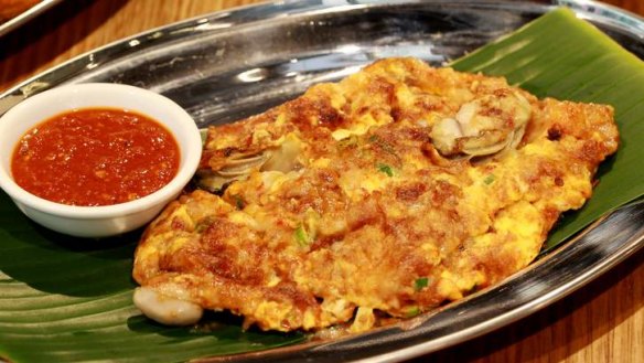 Creamy: The chien, or oyster omelette.