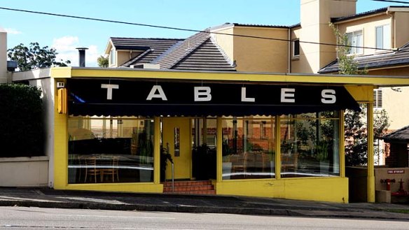 The old Tables restaurant at 1047 Pacific Highway, Pymble.