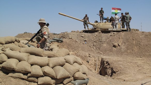 Peshmerga forces in northern Iraq.