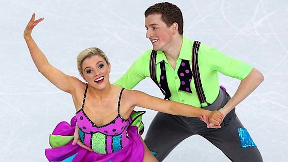 Danielle O'Brien and Greg Merriman compete in the final.