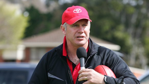 Former St Kilda player and ex-Richmond coach, Danny Frawley, said he would hold Caroline Wilson under the water.