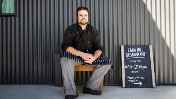 Versatile ... Chef John Mitchell of the Lark Hill Restaurant, Bungendore.