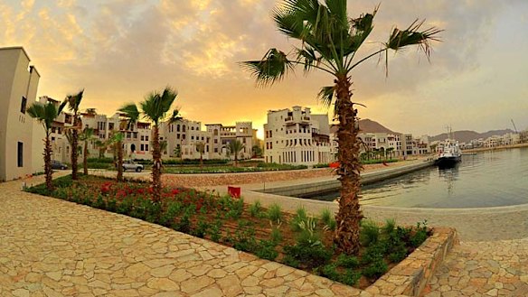 A different world ... the tourism complex itself.