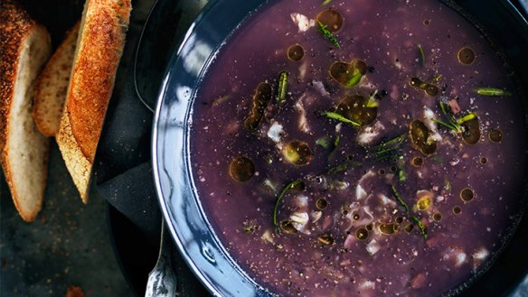 Top marks for taste: Neil Perry's autumn soup.